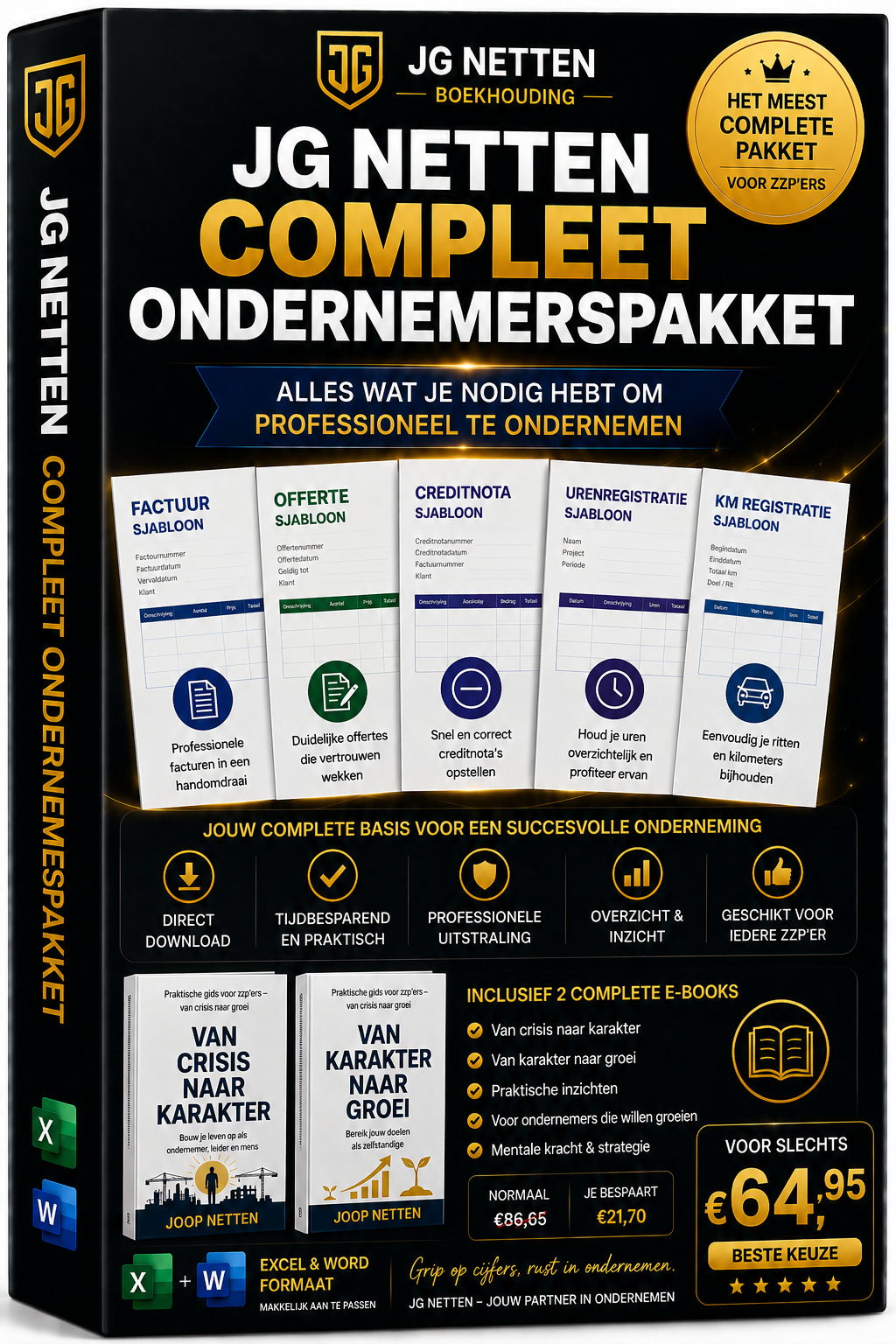 JG Netten Compleet Ondernemerspakket – Alles-in-één Bundel