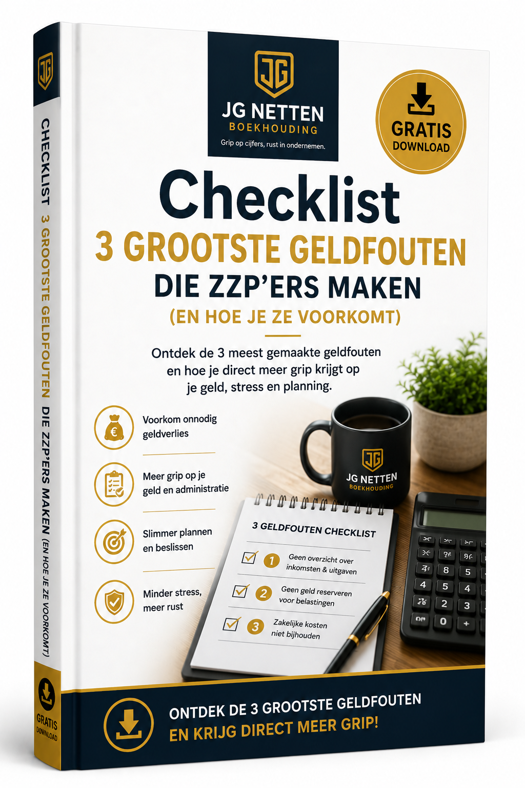 Gratis Checklist – 3 grootste geldfouten die zzp’ers maken