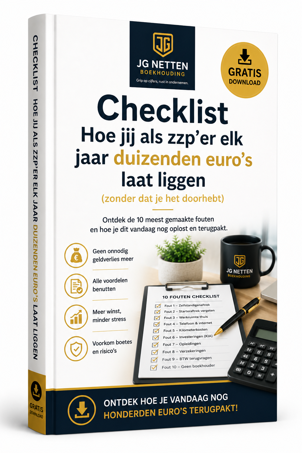 Checklist – Hoe jij als zzp’er duizenden euro’s terugpakt (belasting & administratie)