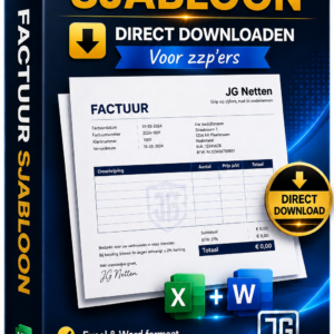 Factuursjabloon – Excel & Word – Direct downloaden